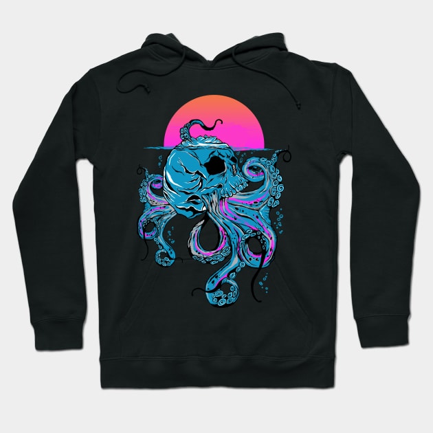 Skull Octopus Hoodie by pilipsjanuariusDesign